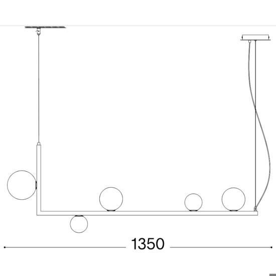 Birds sp5 ideal lux lampadario moderno nero per soggiorno