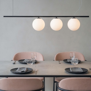 Ideal lux perline sp3 nero lampadario moderno