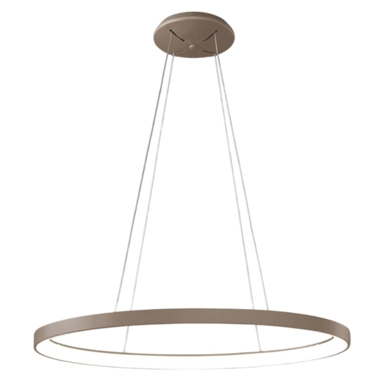 Vivida lifering-o lampadario moderno sabbia ovale led 50w 3000k 4000k