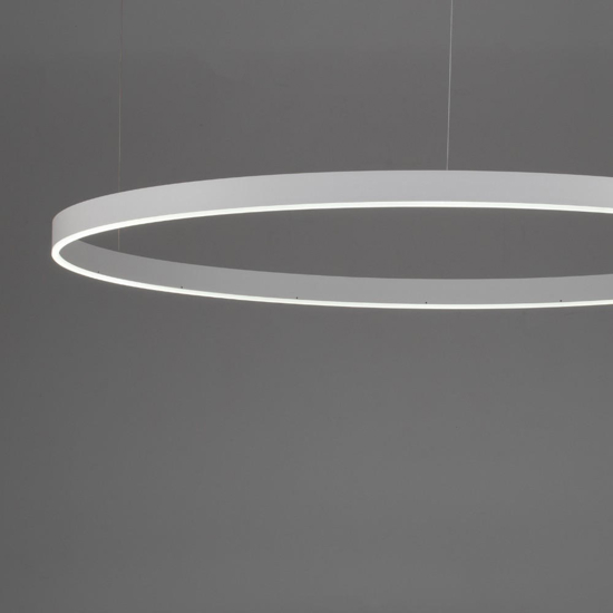 Lampadario cerchio 150cm bianco led 2700k a 6000k dimmerabile