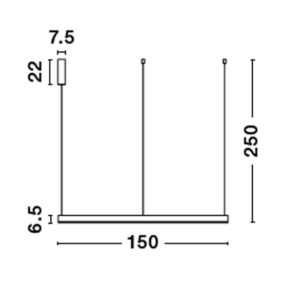 Lampadario cerchio 150cm bianco led 2700k a 6000k dimmerabile