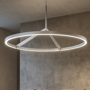 Visualizza i dettagli per Lampadario titanio led 51w 3000k 4000k moderno vivida meridiana Lampadario titanio led 51w 3000k 4000k moderno vivida meridiana