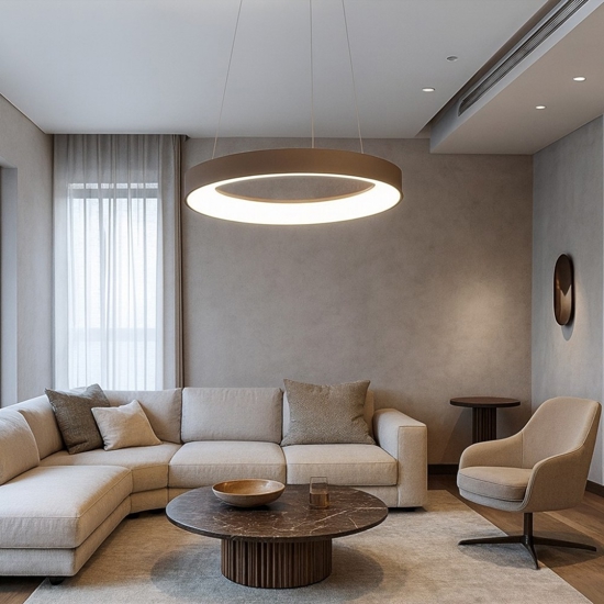 Vivida inner-r 60 lampadario sabbia led 50 3000k 4000k dimmerabile