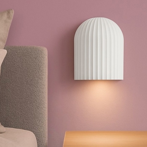 Applique in gesso per camera da letto minimal