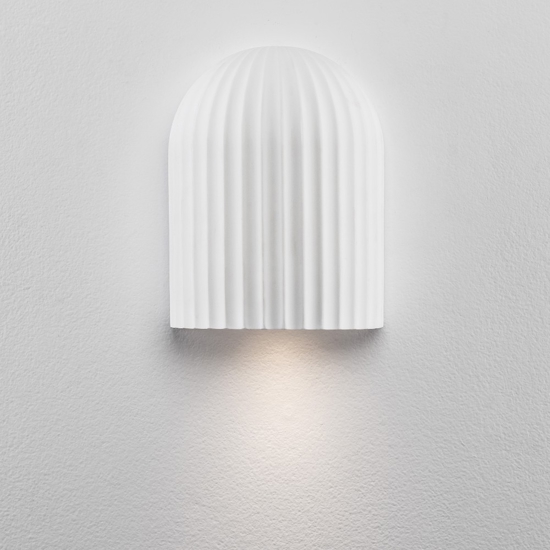 Applique in gesso per camera da letto minimal