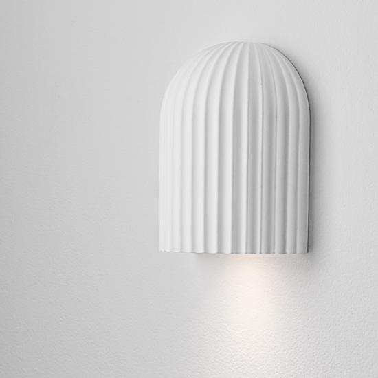 Applique in gesso per camera da letto minimal