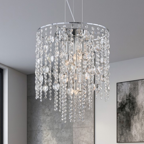 Evasione sp10 ideal lux lampadario di cristallo per salotto contemporaneo