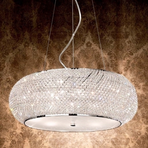 Pasha' sp10 ideal lux lampadario di cristallo design micro sfere