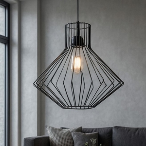 Lampadario ampolla-4 sp1 nero ideal lux moderno