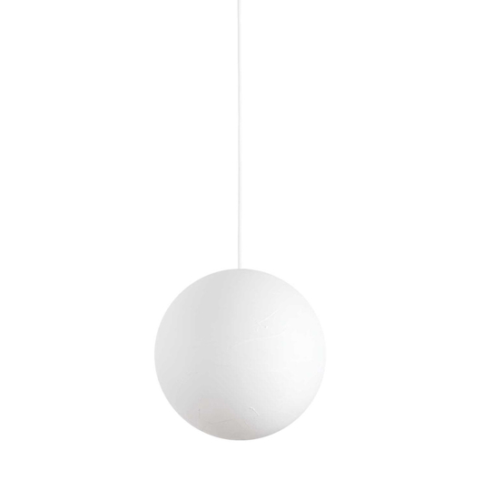 Carta sp1 d30 lampadario sfera effetto carta ideal lux