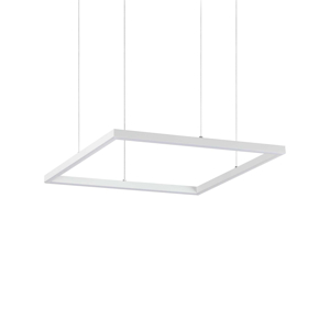 Visualizza i dettagli per Ideal lux oracle slim sp d090 square lampadario design bianco led 51w 3000k Ideal lux oracle slim sp d090 square lampadario design bianco led 51w 3000k