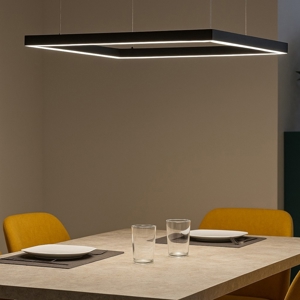 Visualizza i dettagli per Oracle slim sp d090 square lampadario particolare ideal lux led 51w 3000k nero quadrato Oracle slim sp d090 square lampadario particolare ideal lux led 51w 3000k nero quadrato