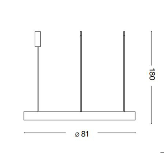 Gemini sp d081 ottone ideal lux lampadario led 60w 3000k cerchio