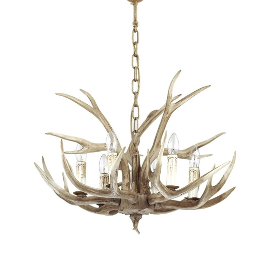 Chalet sp6 ideal lux lampadario per casa in montagna sei luci
