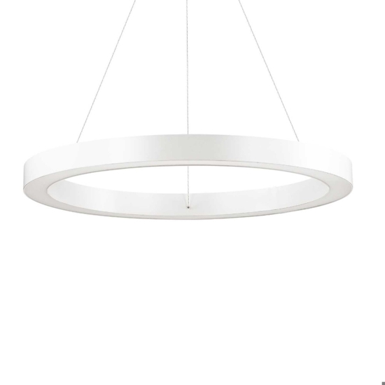 Oracle sp d60  ideal lux lampadario rotondo 33w led 3000k bianco