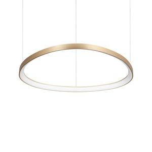 Lampadario gemini d061 dali push ideal lux led 48w 3000k ottone