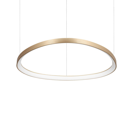 Lampadario gemini d061 dali push ideal lux led 48w 3000k ottone