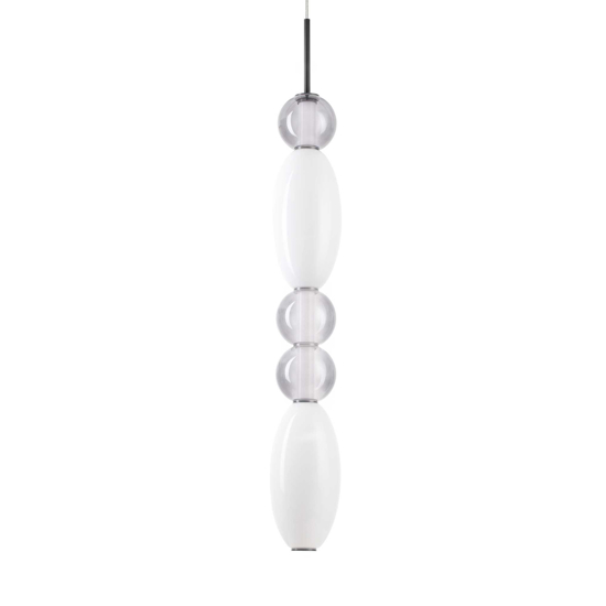 Lumiere-3 sp ideal lux lampada a sospensione di vetro led 39w 3000k per salotto