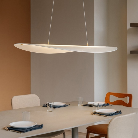 Lampadario vela per soggiorno moderno led 3000k