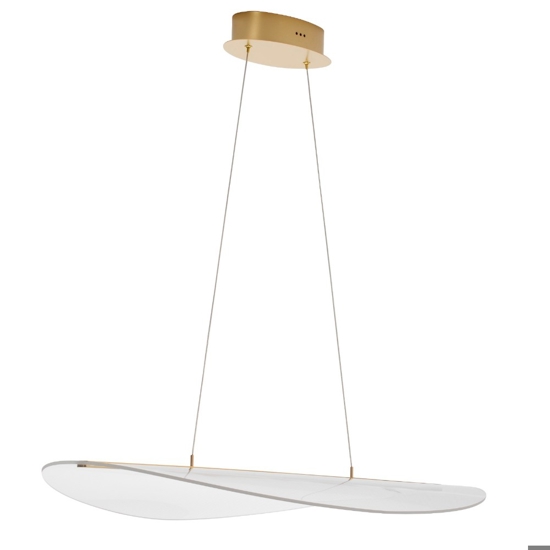 Lampadario vela per soggiorno moderno led 3000k