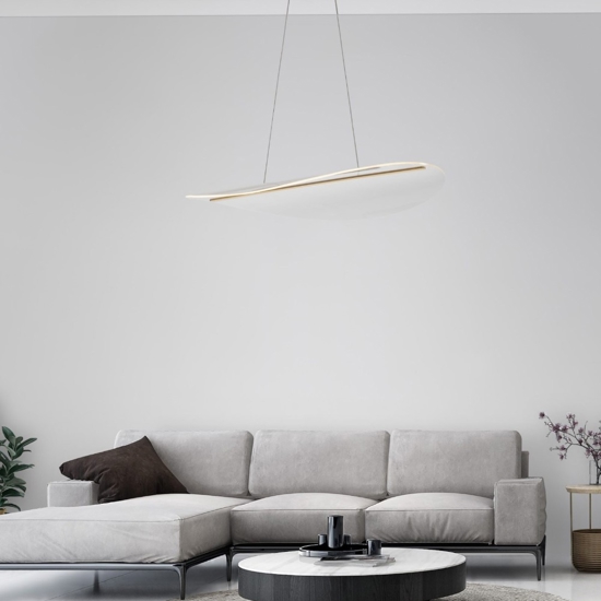Lampadario vela per soggiorno moderno led 3000k