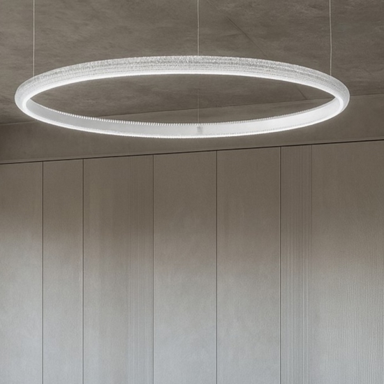 Miracle sp d80 ideal lux lampadario moderno led cristalli