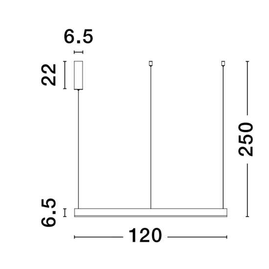 Lampadario cerchio bianco 120cm led 3000k dimmerabile