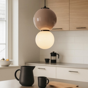 Visualizza i dettagli per Lampada a sospensione per isola cucina moderna diametro 18cm led 3000k Lampada a sospensione per isola cucina moderna diametro 18cm led 3000k