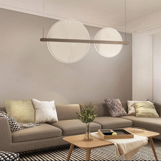 Lampadario caffe per soggiorno design moderno led 3000k