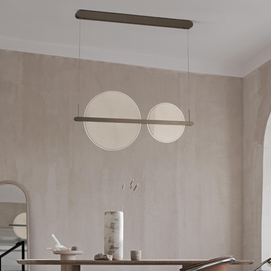 Lampadario caffe per soggiorno design moderno led 3000k