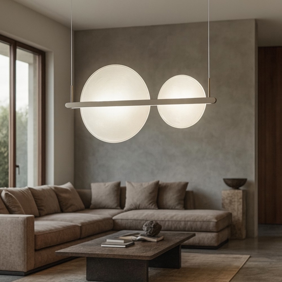 Lampadario caffe per soggiorno moderno led 3000k dimmerabile