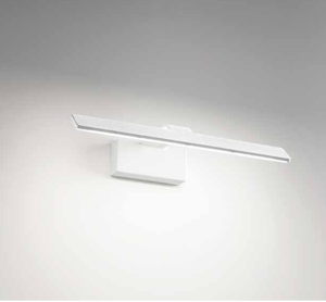 Applique per specchio da bagno 6w 3000k metallo bianco isyluce fp