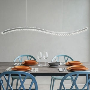 Lampadario led di cristallo per soggiorno