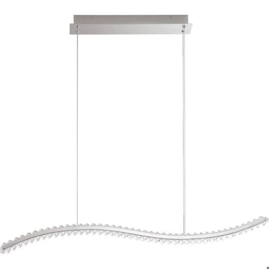 Lampadario led di cristallo per soggiorno