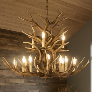 Chalet sp12 ideal lux lampadario 