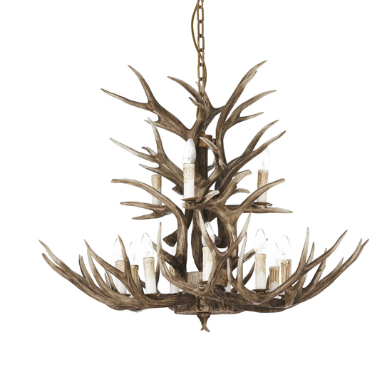 Chalet sp12 ideal lux lampadario 