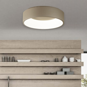 Plafoniere moderne 25w 3200k moderna sabbia rotonda cerchio affralux  band diodi fp
