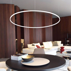 Visualizza i dettagli per Ideal lux oracle slim sp d090 round 4000k lampadario bianco Ideal lux oracle slim sp d090 round 4000k lampadario bianco
