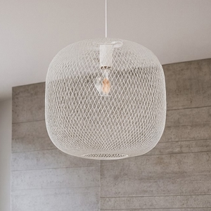 Ideal lux net sp1 d34 lampadario design bianco particolare per soggiorno moderno