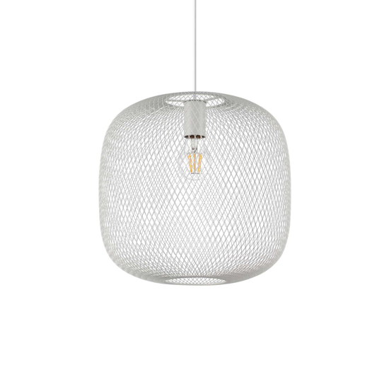 Ideal lux net sp1 d34 lampadario design bianco particolare per soggiorno moderno