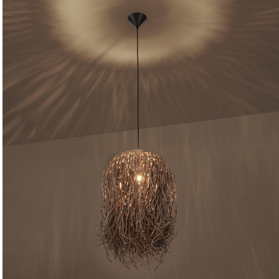 Lampadario cugino itt per soggiorno di alga marina