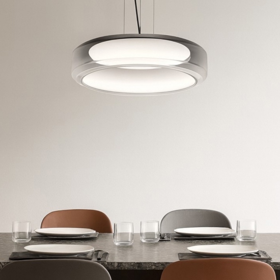 Topico sp d45 ideal lux lampadario moderno veetro led