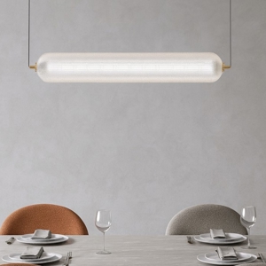Lampadario led oro per salone