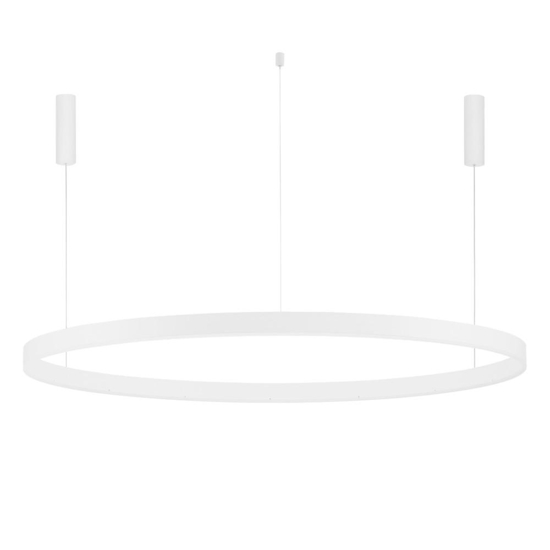 Lampadario cerchio bianco 150cm led 80w 3000k dimmerabile