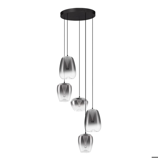Lampadario moderno da salotto led 3000k cavi regolabili