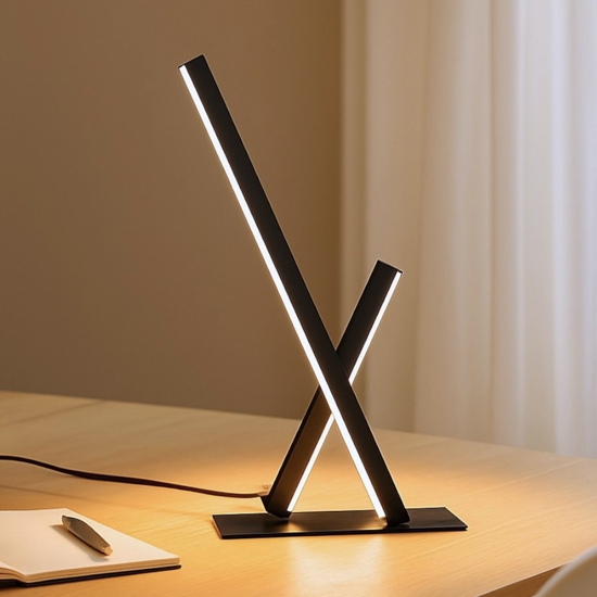 Lampada da tavolo design minimal led 3200k dimmerabile