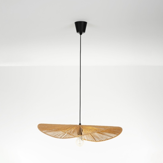 Lampadario per tavolo da cucina in corda di carta