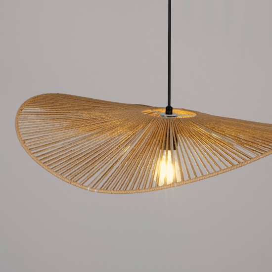 Lampadario per tavolo da cucina in corda di carta
