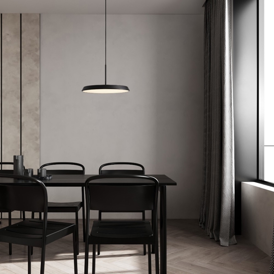 Lampada a sospensione da cucina effetto legno led 3000k