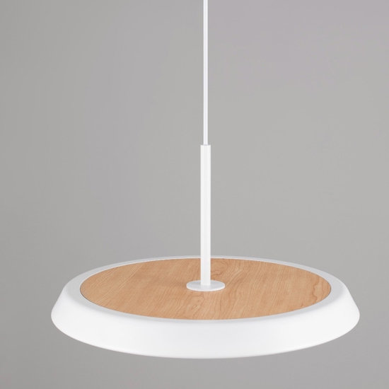 Lampada a sospensione bianca tonda minimal led 3000k